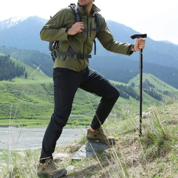 BLACK FOLDABLE WALKING STICK - Image 3