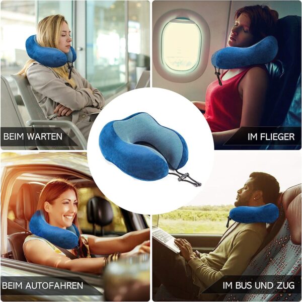 MEMORY FOAM KNECK TRAVEL PILLOW - Image 4