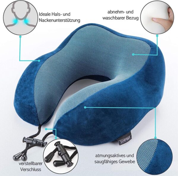 MEMORY FOAM KNECK TRAVEL PILLOW - Image 3