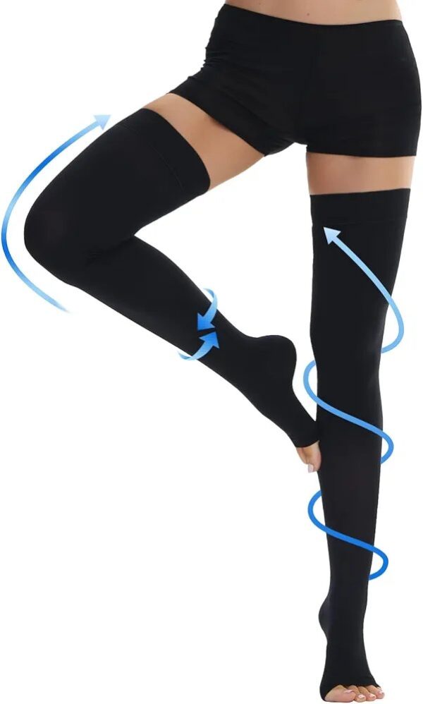 THIGH HIGH COMPRESSION STOCKINGS - Image 2