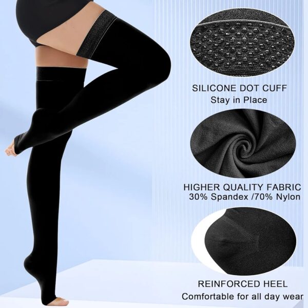THIGH HIGH COMPRESSION STOCKINGS - Image 3
