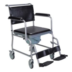 COMMODE WHEELCHAIR WITH CASTERS