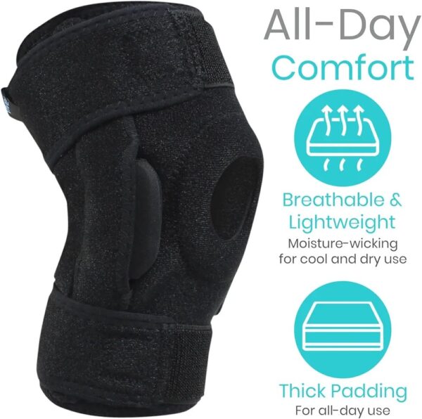 NEOPRENE HINGED  KNEE  BRACE SUPPORT - Image 4