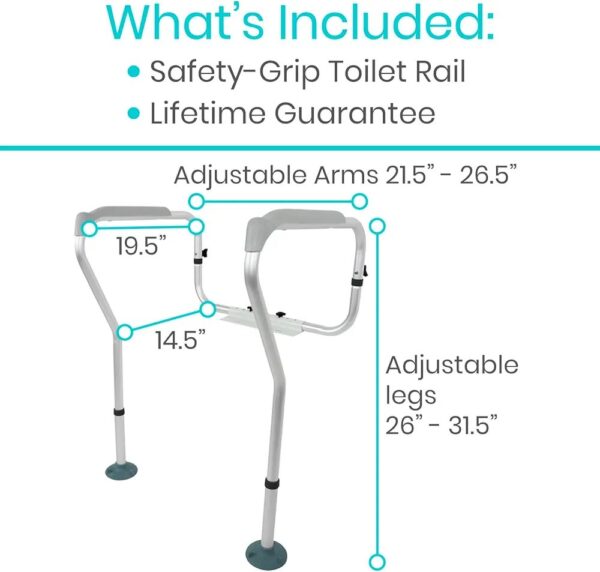 ADJUSTABLE TOILET SEAT SUPPORT FRAME - Image 4