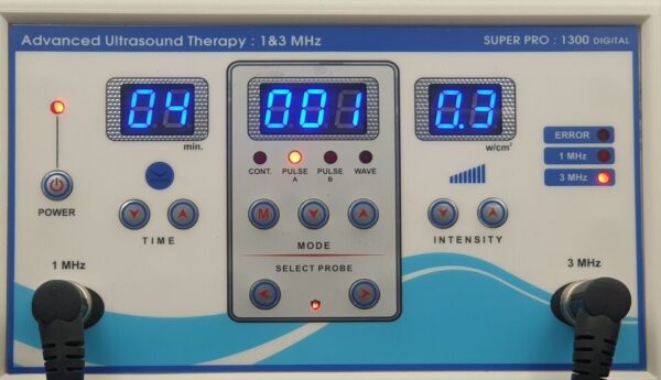 Ultrasound Therapy Machine 1 & 3 MHz
 

Relaxation
Reduce swelling and inflammation
Promote the synthesis of proteins inside the cells
Lymphatic Drainage with cellulite reduction
Regenerate wounded tissues
Accelerate the metabolism of cells